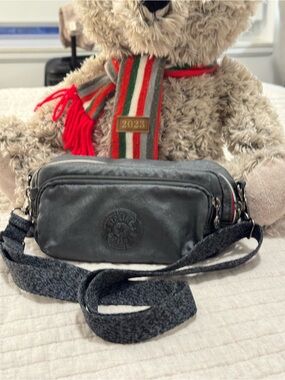 Kipling Charcoal Gray Crossbody Belt Bag